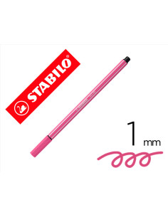 Rotulador stabilo acuarelable pen 68 heliotropo punta gruesa 1mm