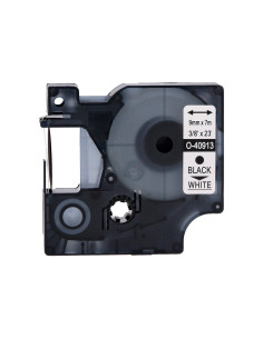 Cinta q-connect 1000 negro-blanco 9 mm x 7mt dymo 2