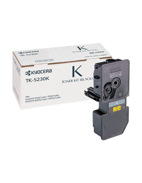 Toner kyocera mita tk-5230k negro m5521cdw 2600 pag