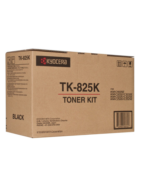 Toner kyocera -mita km-c2520 / 3225 / 3232 tk825k negro