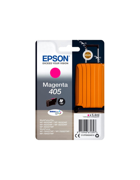 Ink-jet epson 405 wf-3820dwf / wf-4820dwf / wf-7830dtwf / wf-7840dtwf magenta