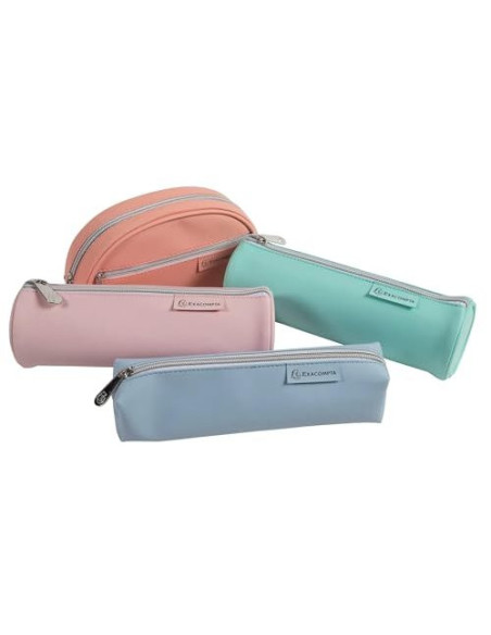 Bolso escolar exacompta aquarel goma 3 formas colores surtidos