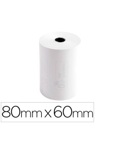 Rollo sumadora exacompta termico 80 mm x 60 mm 48 g/m2
