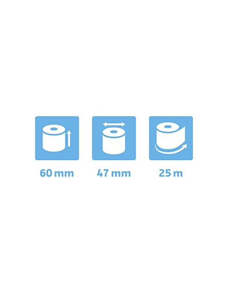 Rollo sumadora exacompta termico 60 mm x 47 mm 55 g/m2