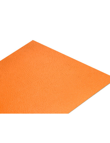 Tapa encuadernacion liderpapel carton a4 0,9mm naranja fluor paquete de 50 unidades