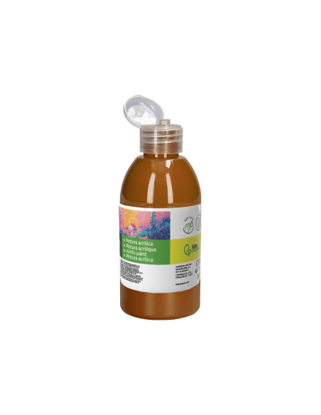Pintura acrilica liderpapel bote de 250 ml marron