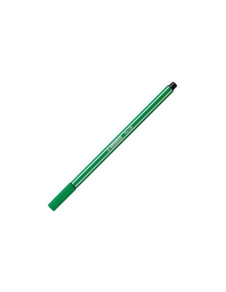 Rotulador stabilo punta de fibra pen 68 zebrui turquesa estuche de 20 unidades colores surtidos