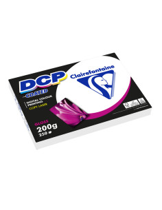 Papel fotocopiadora color dcp coated glossy din a4 200 gramos paquete 250 hojas 2