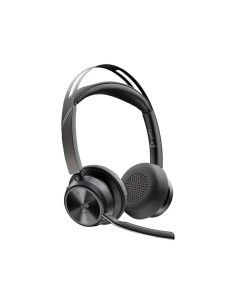 Auriculares poly inalambrico voyager focus 2 usb-c-c + adaptador usb-c/a + soporte de carga