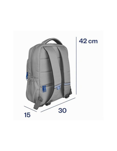 Mochila oxford b-out color gris 420x300x200 mm