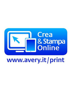 Etiqueta colgante avery blanca 90x50 mm imprimible doble cara carton 220 gr pack de 100 unidades 2