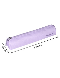 Estuche portatodo liderpapel slim cilindrico 220x45mm lila 2