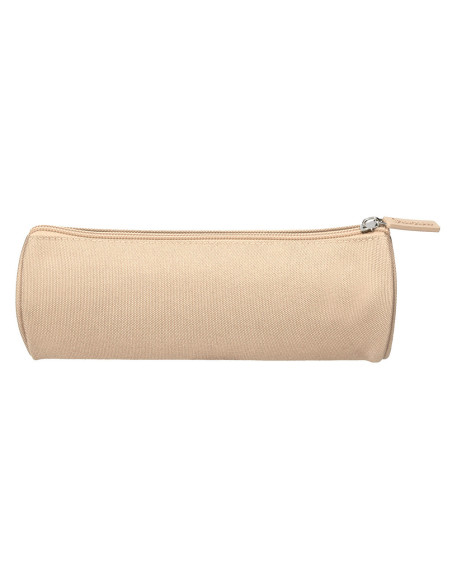 Estuche portatodo liderpapel classic cilindrico ancho 210x70mm crema