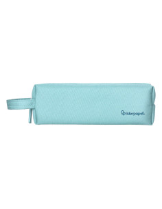 Estuche portatodo liderpapel classic rectangular con asa 210x70mm azul celeste