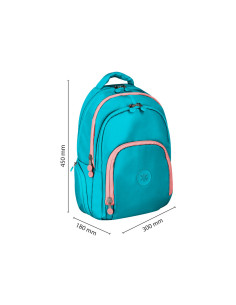 Mochila antartik fusion flex multibolsillo turquesa 19l 450x180x300 mm 2