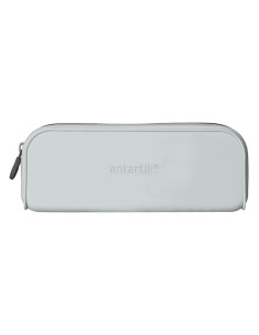 Estuche portatodo antartik prisma silicona soft rectangular 185x50x75 mm gris