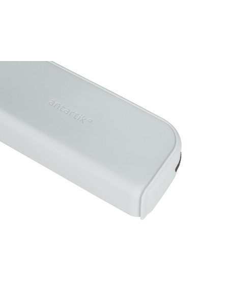 Estuche portatodo antartik prisma silicona soft rectangular 185x50x75 mm gris