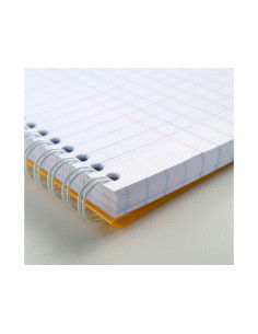 Cuaderno espiral clairefontaine koverbook tapa polipropileno din a4+ 80 hojas cuadro 5 mm banda 4 2