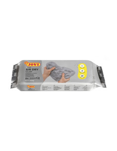 Pasta para modelar jovi air dry clay 500 gr gris