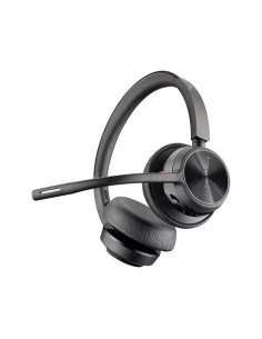 Auriculares poly inalambrico voyager 4320 stereo usb-a bt700 + adaptador bt700a +soporte de carga