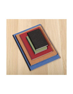 Libreta cosida clairefontaine 14,8x21 cm 96 hojas age-bag liso verde 2