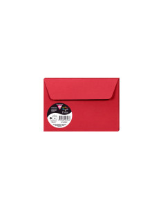 Sobre clairefontaine pollen 114x162 cm 120g rojo grosella pack de 5 unidades