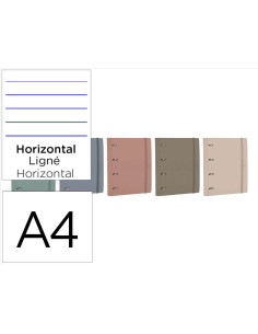 Carpeta anillas oxford europeanbinder forest din a4+ con recambio horizontal