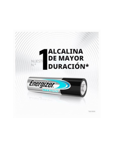 Pila energizer alcalina max plus aaa blister de 4 unidades
