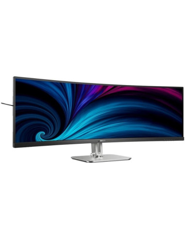 Monitor Profesional Ultrapanorámico Curvo Philips 49B2U5900C 49""/ Dual QHD/ Multimedia/ Regulable en altura/ Negro y Plata