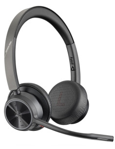 HP Poly Voyager 4320 UC M Auriculares con Microfono Bluetooth - Almohadillas Acolchadas - Controles en Auricular- Color Negro