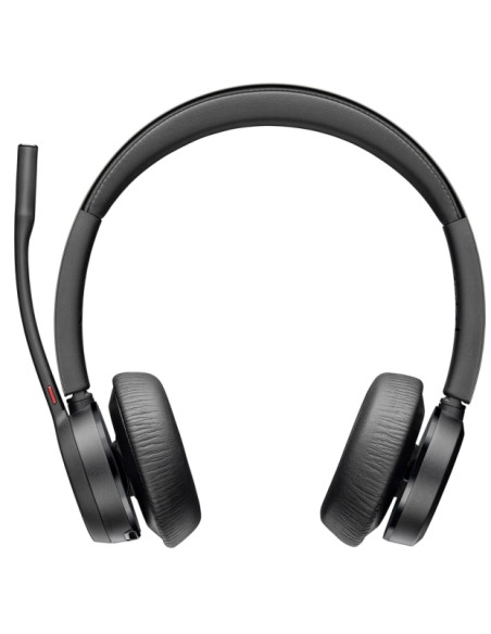 HP Poly Voyager 4320 UC M Auriculares con Microfono Bluetooth - Almohadillas Acolchadas - Controles en Auricular- Color Negro
