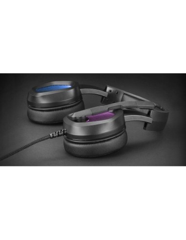 Auriculares Gaming con Micrófono Mars Gaming MH320/ Jack 3.5/ Negros