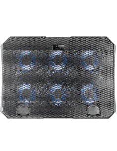 Soporte Refrigerante Mars Gaming MNBC23 para Portátiles hasta 16"/ Iluminación LED 2