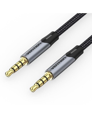 Cable Estéreo Vention BAQHG/ Jack 3.5 Macho - Jack 3.5 Macho/ 1.5m/ Gris