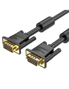 Cable SVGA Vention DAEBG/ VGA Macho - VGA Macho/ 1.5m/ Negro