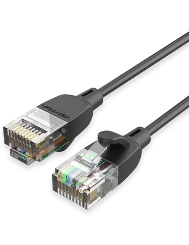 Cable de Red RJ45 UTP Vention IBIBI Cat.6A/ 3m/ Negro