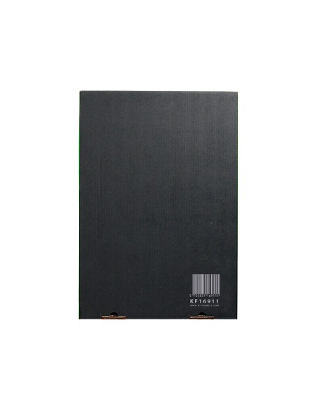 Funda multitaladro q-connect din a4 80 mc piel de naranja bolsa de 10 unidades