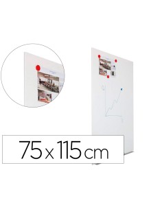 Pizarra blanca rocada rd-6420r skin modular sin marco superficie lacada magnetica 75x115 cm