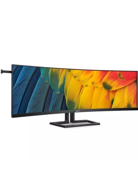 Monitor Profesional Curvo Philips 45B1U6900C 44.5"/ Dual QHD/ Multimedia/ Negro