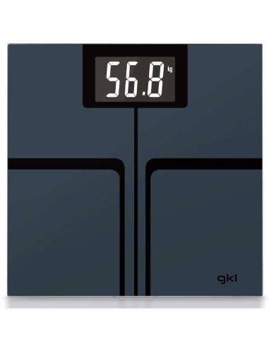 Báscula de Baño GKL Fitmax Black/ Hasta 200kg