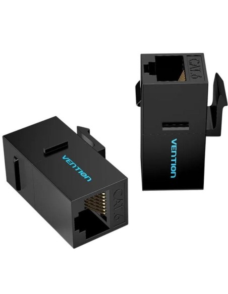 Adaptador Conector RJ45 IPGB0-5 Cat6 UTP/ RJ45 Hembra - RJ45 Hembra/ 5 uds/ Negro