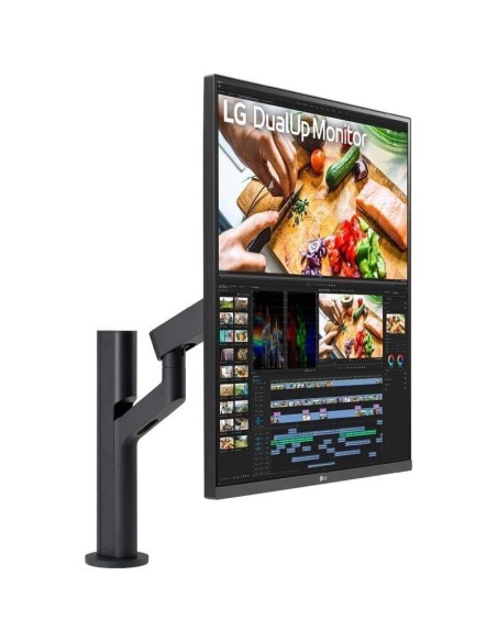 Monitor Profesional LG DualUp Ergo 28MQ780-B 27.6"/ SDQHD/ Multimedia/ Regulable en altura/ Negro