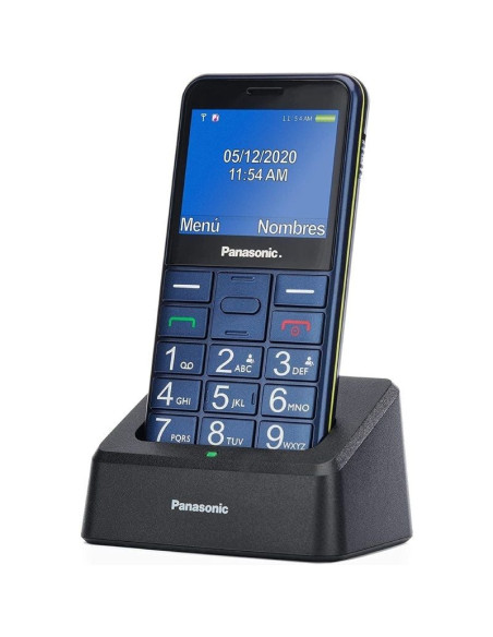 Teléfono Móvil Panasonic KX-TU155EXCN para Personas Mayores/ Azul