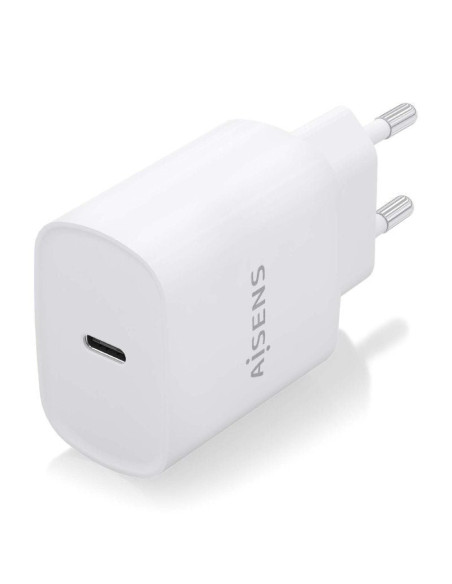 Cargador de Pared Aisens A110-0752/ 1xUSB Tipo-C/ 20W