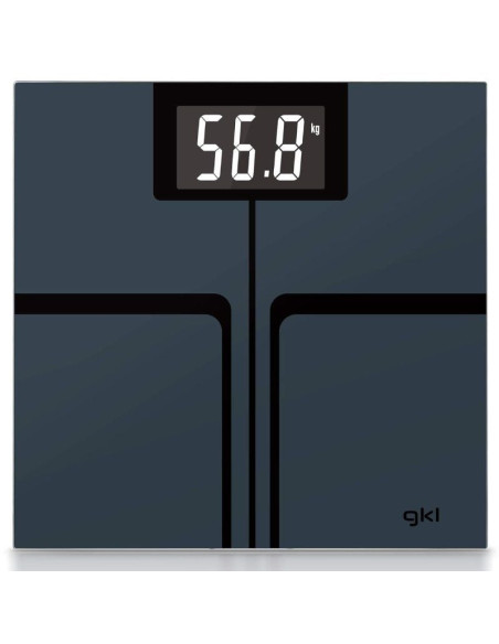 Báscula de Baño GKL Fitmax Black/ Hasta 200kg
