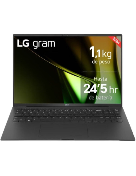 Portátil LG Gram 16ZD90S-G.AX75B Intel Core Ultra 7-155H/ 16GB/ 512GB SSD/ 16"/ Sin Sistema Operativo