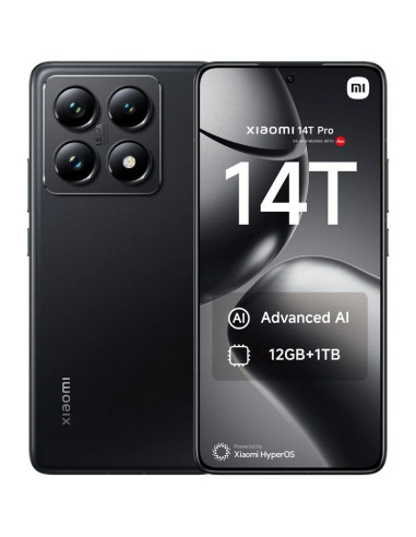Smartphone Xiaomi 14T Pro 12GB/ 1TB/ 6.67"/ 5G/ Negro Titanio