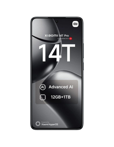Smartphone Xiaomi 14T Pro 12GB/ 1TB/ 6.67"/ 5G/ Negro Titanio