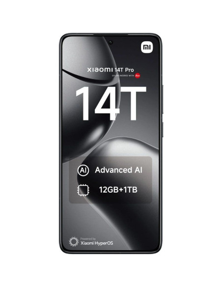 Smartphone Xiaomi 14T Pro 12GB/ 1TB/ 6.67"/ 5G/ Negro Titanio