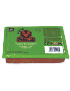 Arcilla argila sio-2 color rojo paquete de 1,5 kg 2